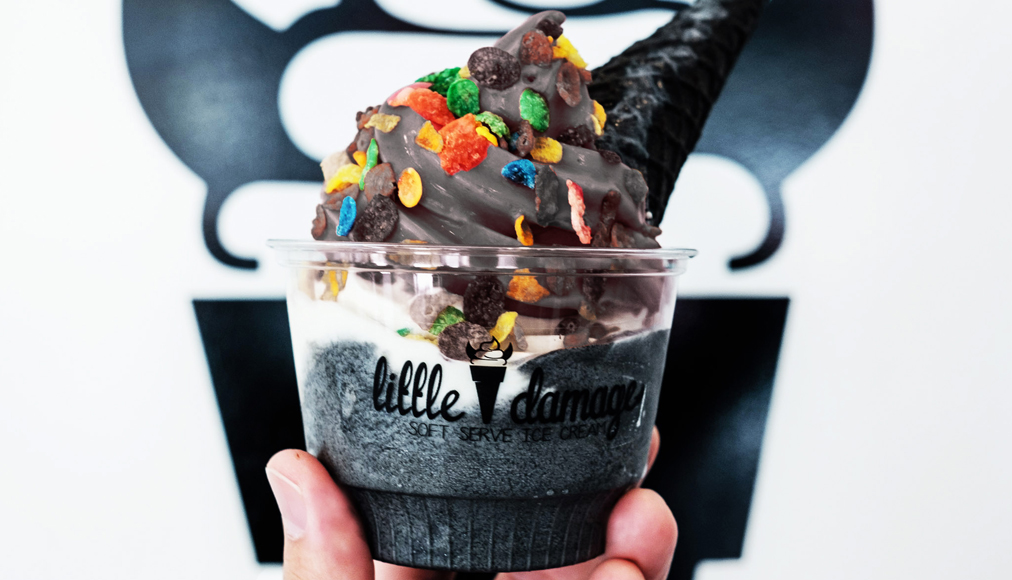 Cibo nero: il gelato di Little Damage